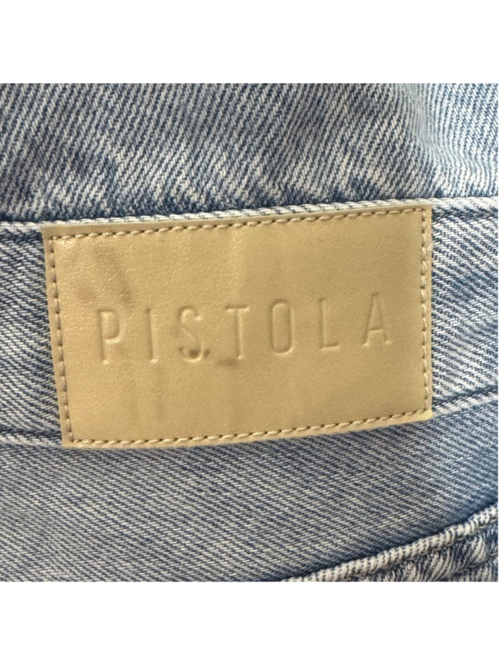 Pistola Denim Romper Shorts Jumpsuit Light Wash Belted Utility Size XXL - Picture 9 of 14